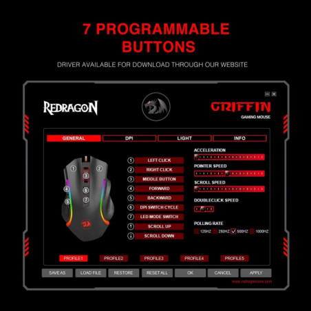 Souris Redragon GRIFFIN