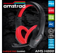 Casque AMSTRAD AMS-H888-RED