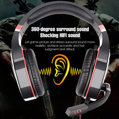 Casque OVLENG OV-P40-RED