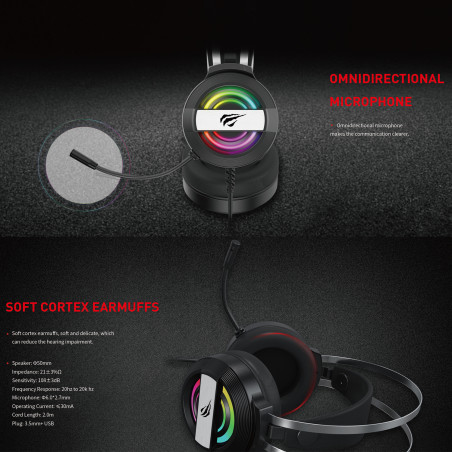 Casque GAMENOTE H2026d