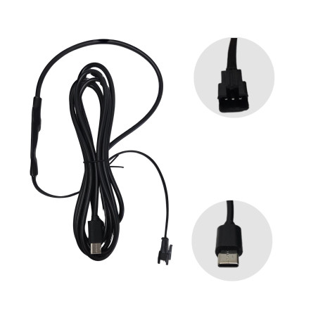 Câble pour fauteuil Amstrad 3 PIN - USB Type C