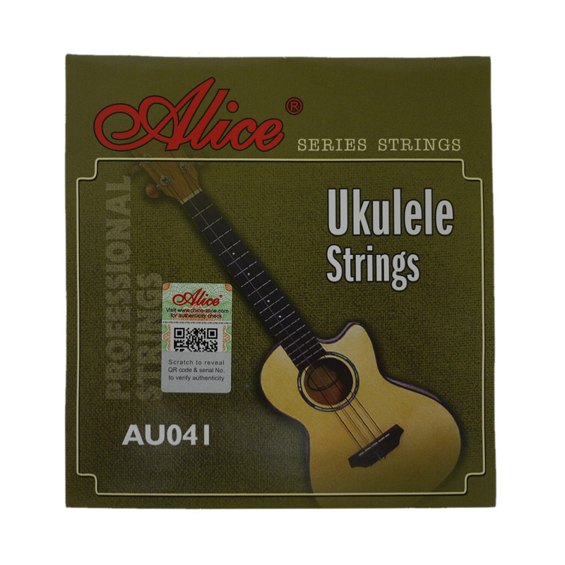 Corde pour Ukulélé Alice AU041 AECG Tirants 024 (la) / 033 (mi) / 040 (do) / 028 (sol)