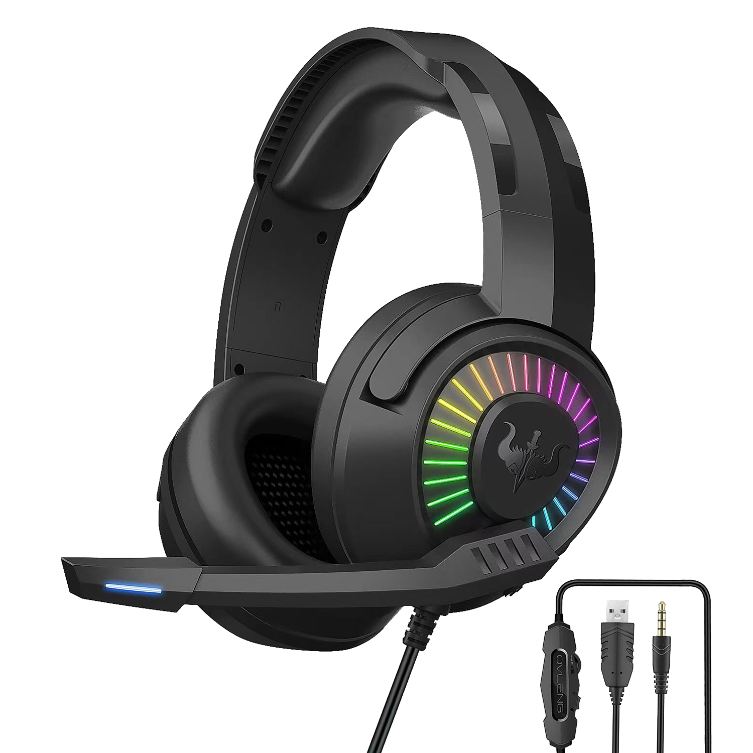 Casque OVLENG GT67-BLACK