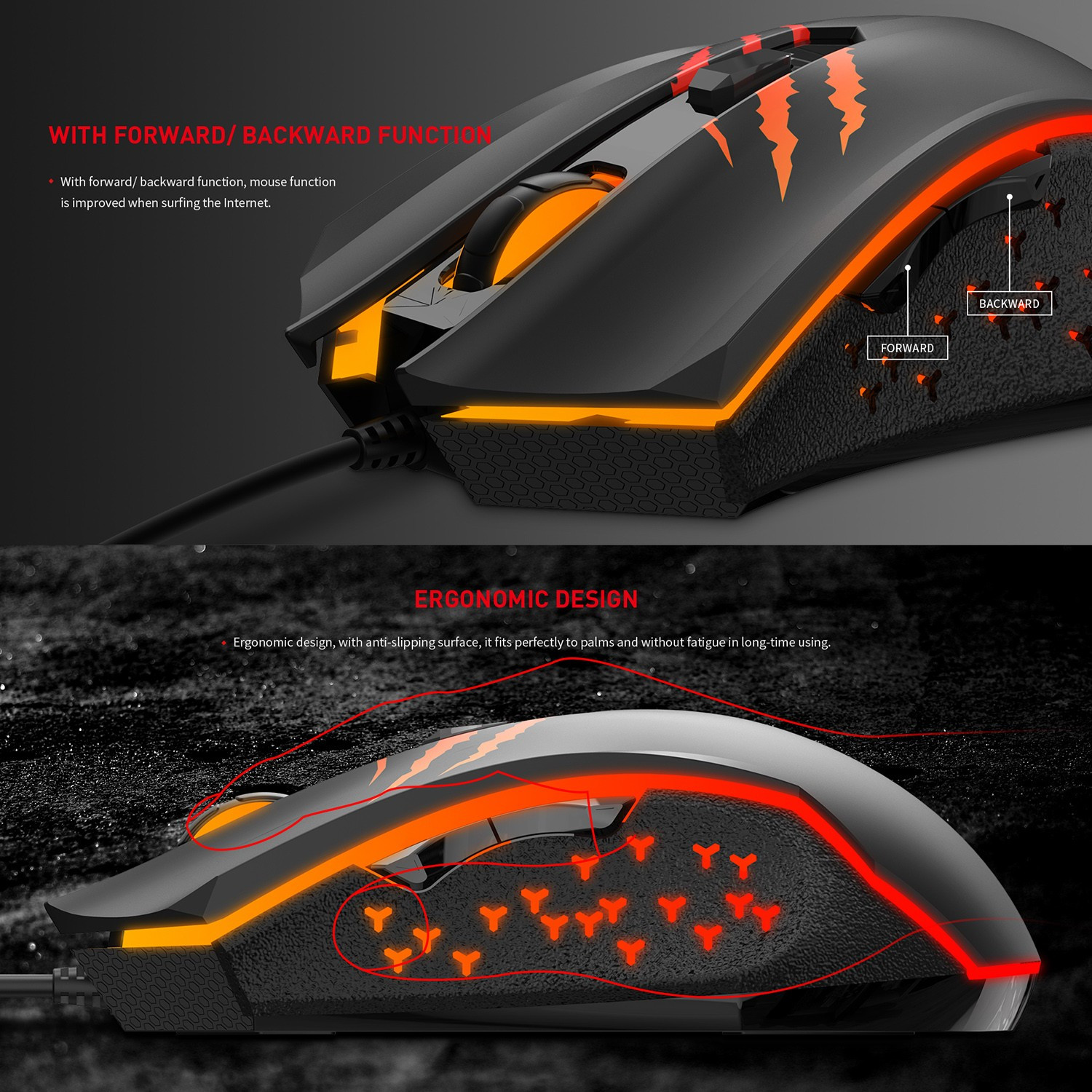 Souris GAMENOTE MS1027 — vue alternative